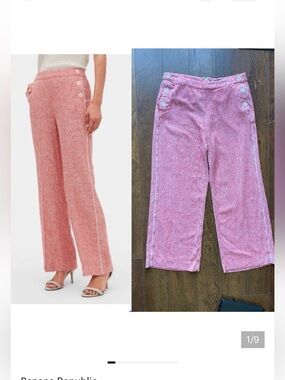 XL Banana Republic Linen Blend Nautical Sailor Pants. Sz 12.